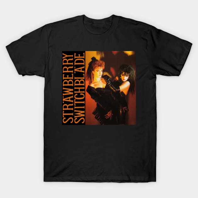 Strawberry Switchblade T-Shirt by vintage-glow